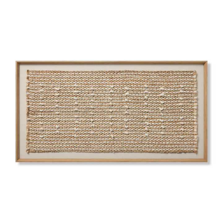 Jour Beige/Ivory 4'1"x2'2" Wall Art